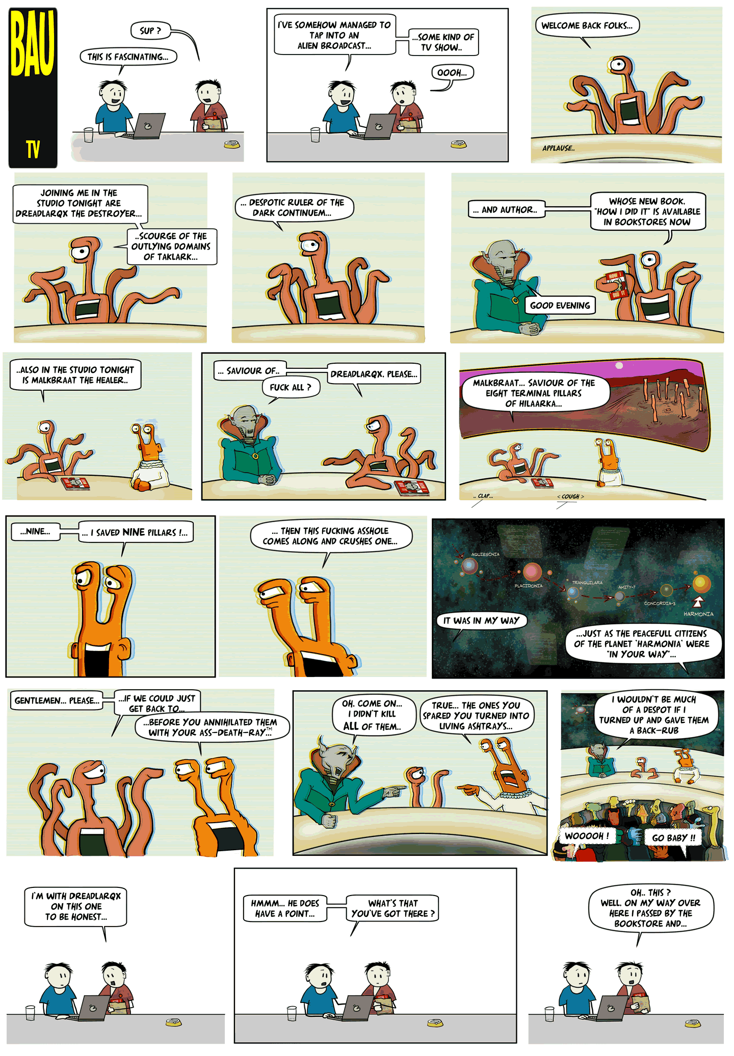 Bau webcomic #5 - TV