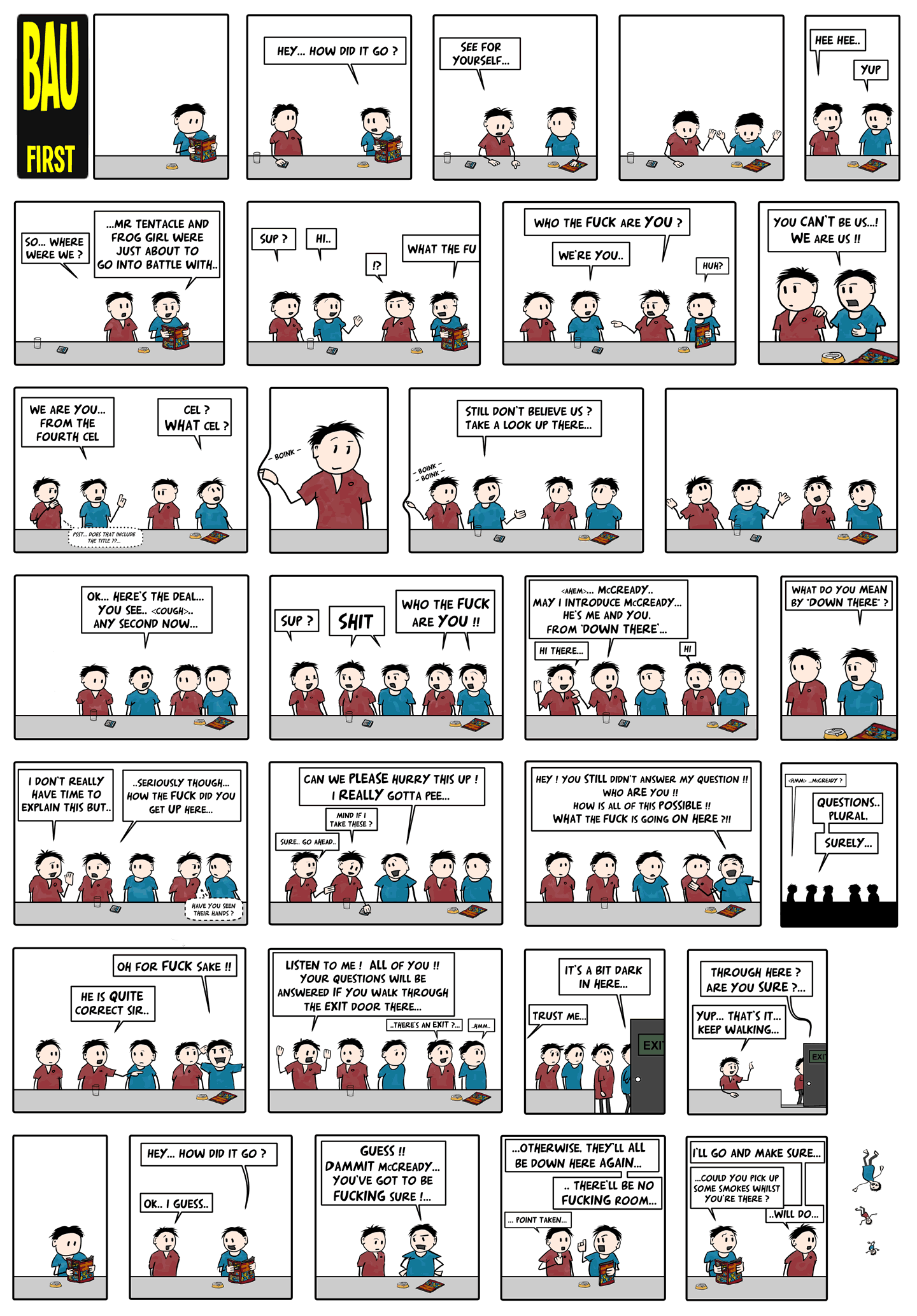 Bau webcomic #6 - First